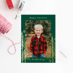 Winter Scene Foil Holiday Card Christmas Card<br><div class="desc">Celebrate the graduate in your life in style! Designed by Berry Berry Sweet (www.berryberrysweet.com). Visit our website for modern and stylish invitations,  announcements,  and personalized gifts.</div>
