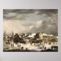 Winter Scene in Brooklyn