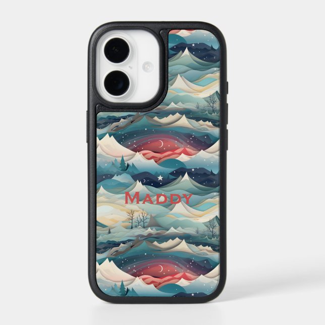 Winter Scene Mountains of Snow iPhone 17  (Back)