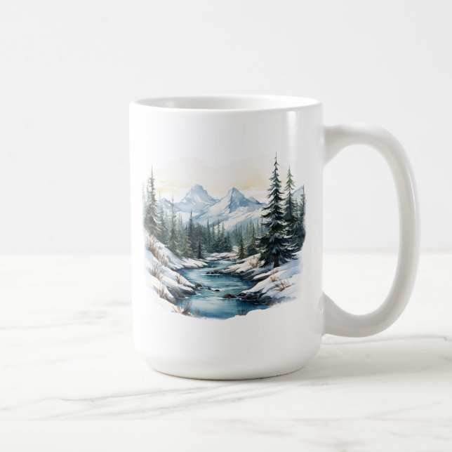 Winter Scene Mug (Right)