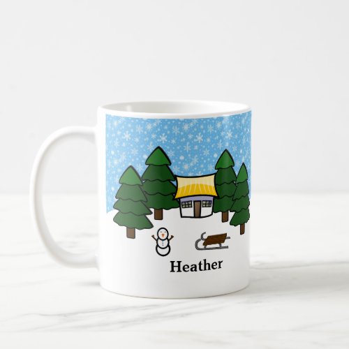 Winter Scene _ Mug