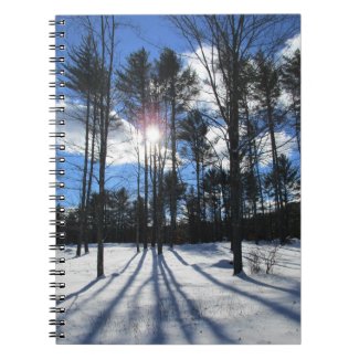 Winter Scene Notebook