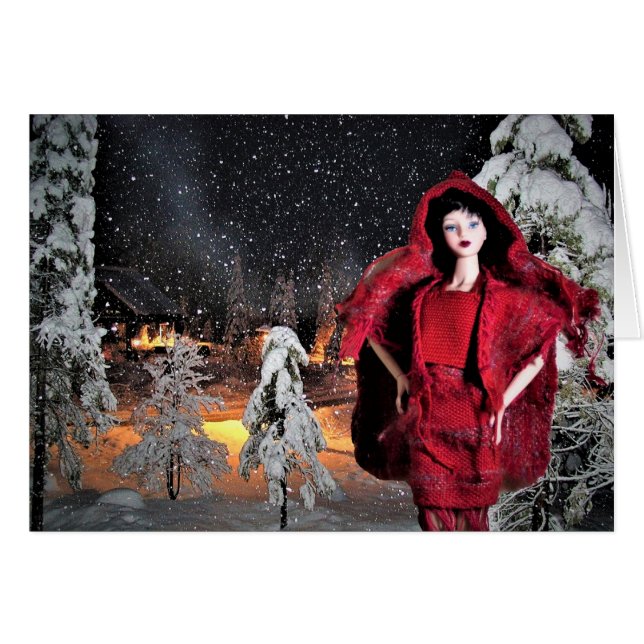 WINTER SCENE PHOTO MONTAGE CARDS (Front Horizontal)