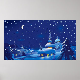 Winter Scene Poster