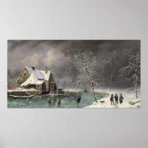 Winter Scene Poster