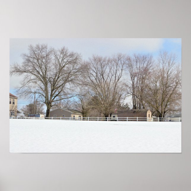 Winter Scene Poster (Front)