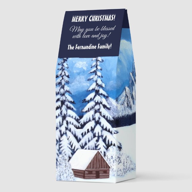 Winter Scene Roasted Coffee (Back)