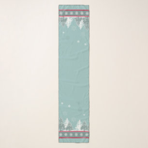 Winter scene scarf