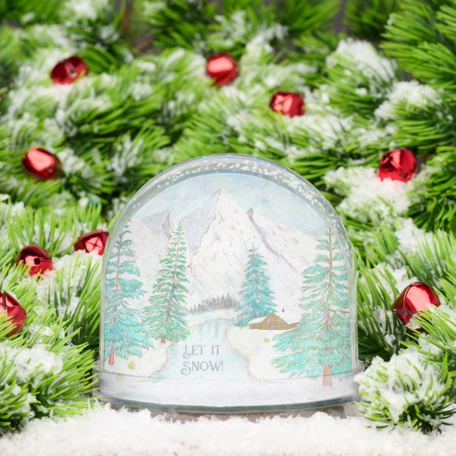 Winter Scene Snow Globe (Christmas)