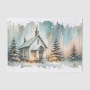 Winter Scene Tissue Paper