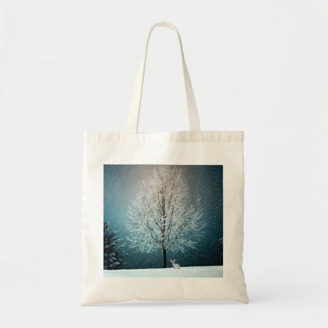 Winter Scene Tote Bag (Front)