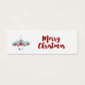 Winter Scene with a Red Church and Christmas Star (Front)