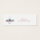 Winter Scene with a Red Church and Christmas Star (Back)