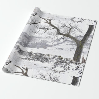 Winter Scene Wrapping Paper