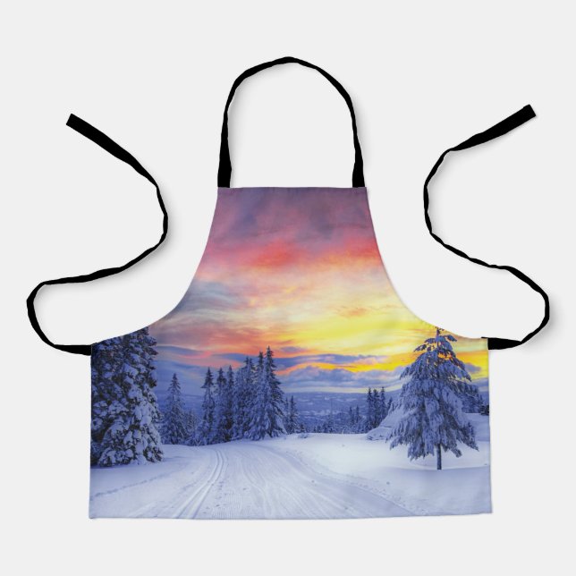 Winter scenery   apron (Front)