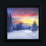 Winter scenery   gift box<br><div class="desc">Winter scenery</div>
