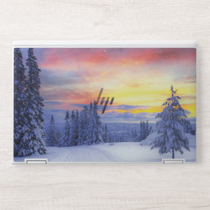 Winter scenery HP laptop skin