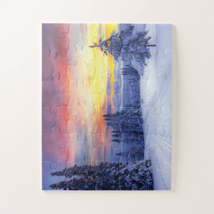 Winter scenery jigsaw puzzle