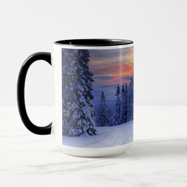 Winter scenery   mug (Left)