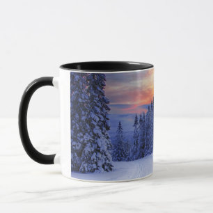 Winter scenery mug