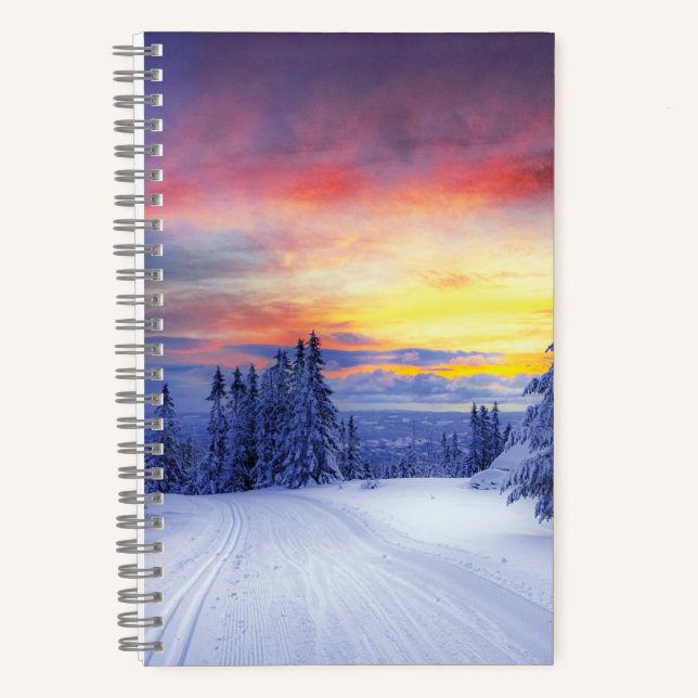 Winter scenery  notebook (Front)