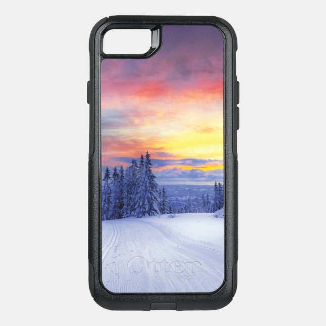 Winter scenery otterbox iPhone case (Back)