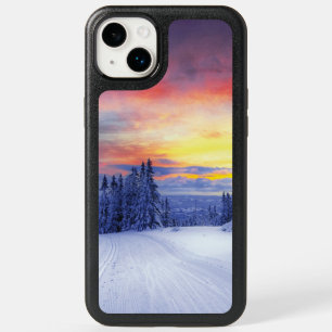 Winter scenery OtterBox iPhone 14 plus case