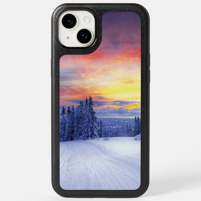 Winter scenery  otterbox iPhone case (Back)