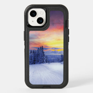 Winter scenery OtterBox iPhone 14 case