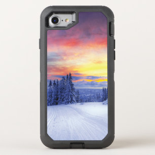 Winter scenery  OtterBox defender iPhone SE/8/7 case