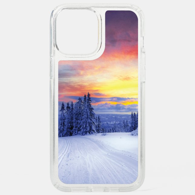 Winter scenery   speck iPhone 12 pro max case (Front)