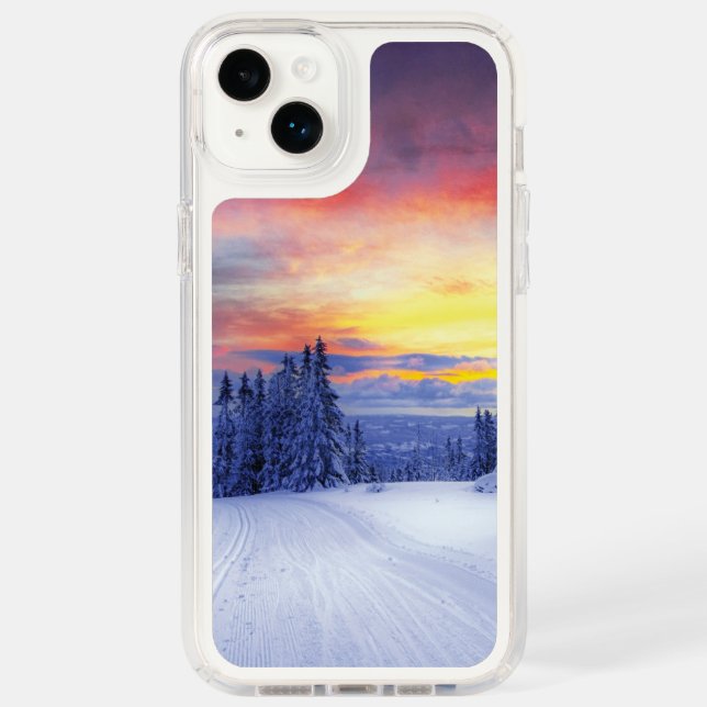 Winter scenery   speck iPhone case (Front)
