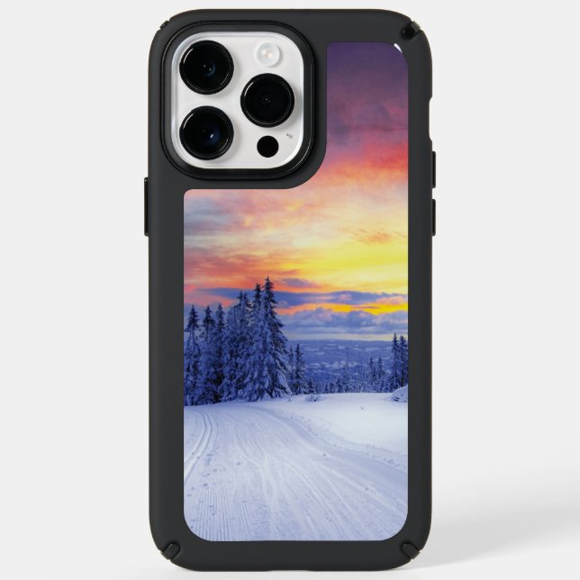 Winter scenery  speck iPhone case (Front)