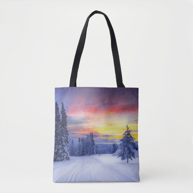 Winter scenery tote bag (Front)