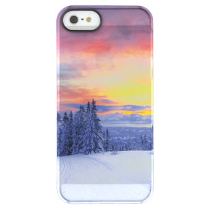 Winter scenery permafrost iPhone SE/5/5s case