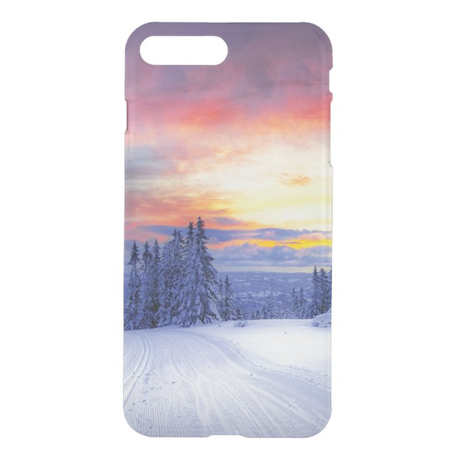 Winter scenery  uncommon iPhone case (Back)