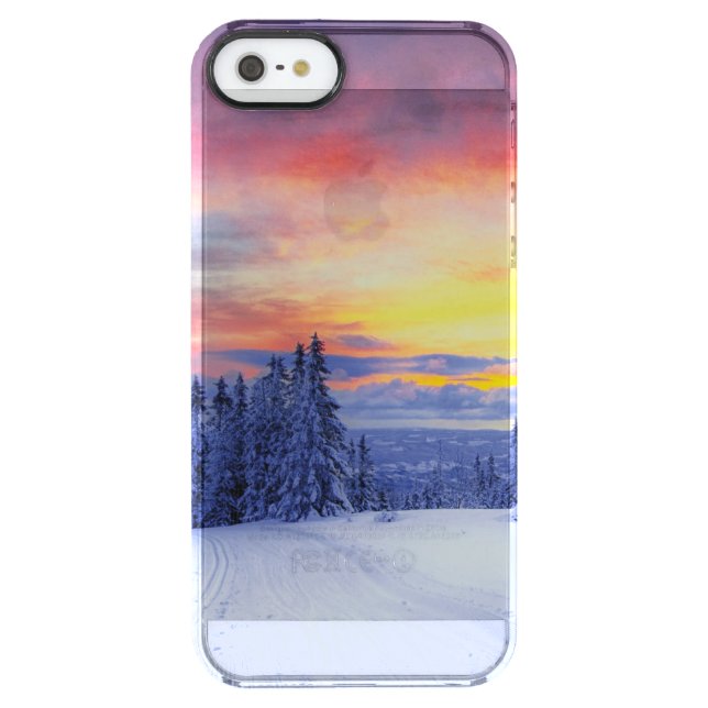 Winter scenery  uncommon iPhone case (Back)