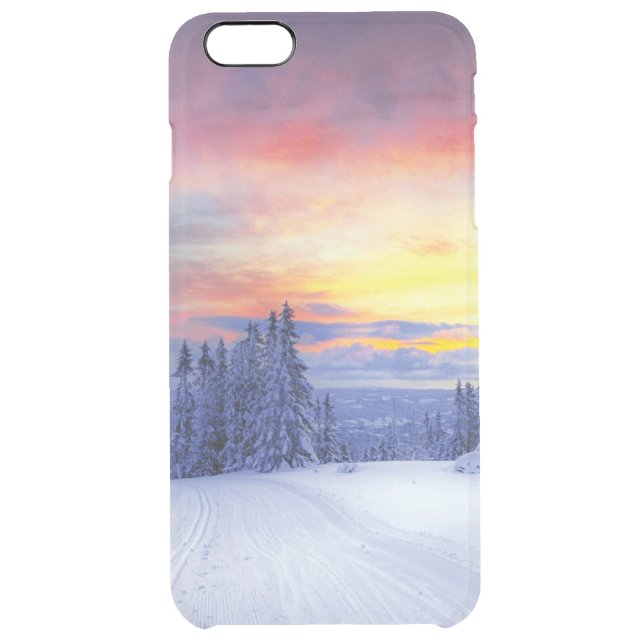 Winter scenery  uncommon iPhone case (Back)