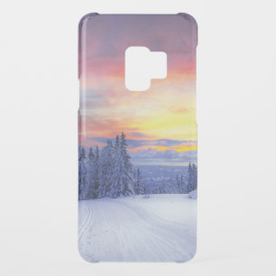 Winter scenery uncommon samsung galaxy s9 case