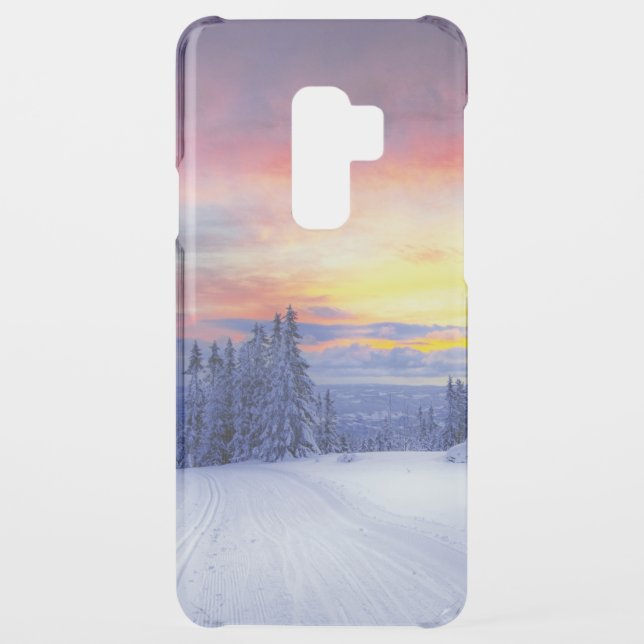 Winter scenery  uncommon samsung galaxy case (Back)