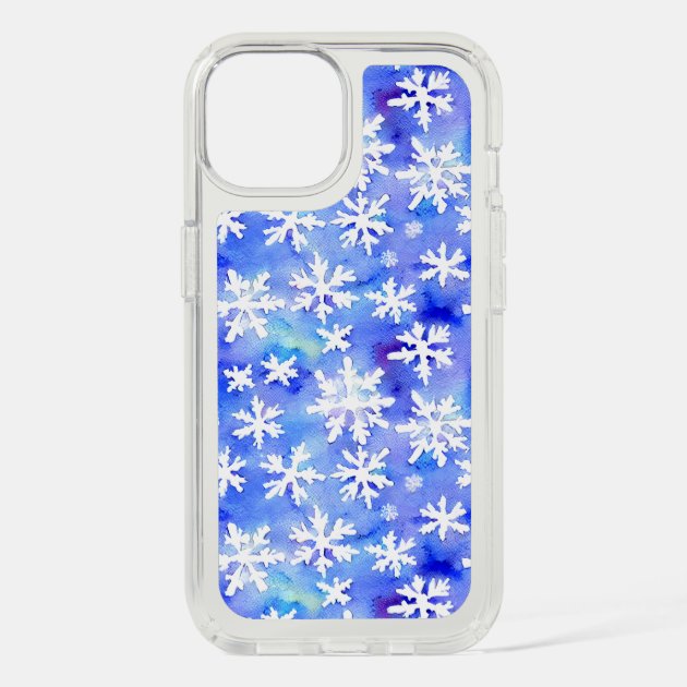 Winter Season Snowflakes iPhone 15 Case
