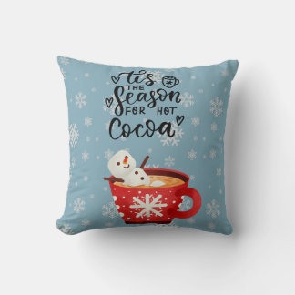 winter season throw pillow