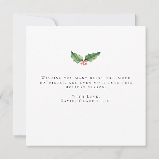 Winter Season S Greetings Holiday Christmas Card Zazzle