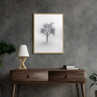 Winter Sentinel Faux Canvas Print