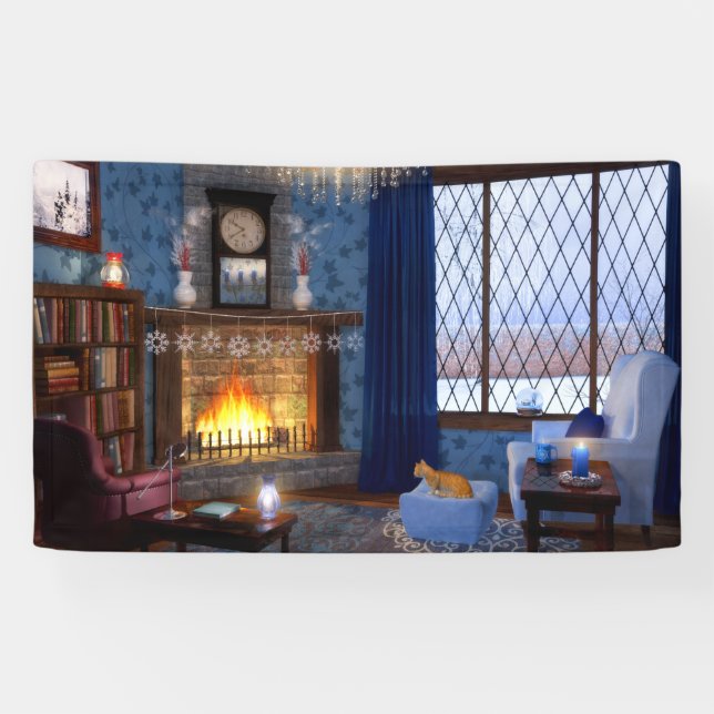 Winter Serenity Banner (Horizontal)