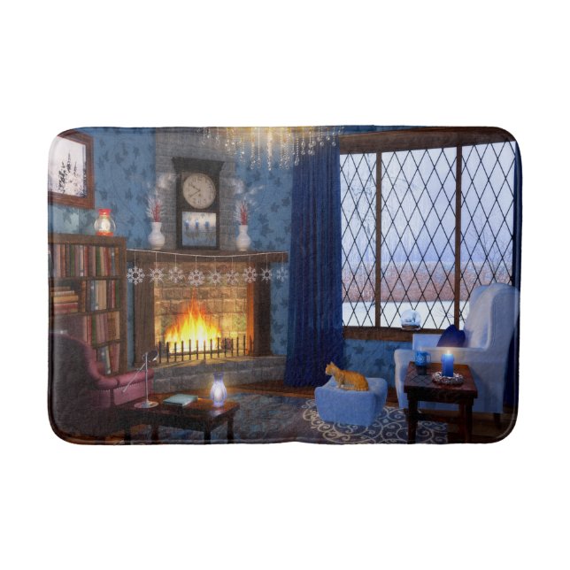 Winter Serenity Bathmat (Front)