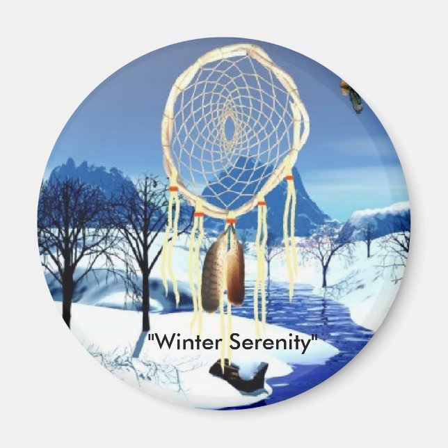 "Winter Serenity" Magnet (Front)
