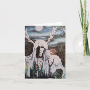 Winter shaman card