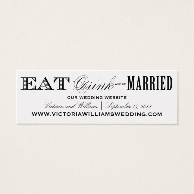 WINTER SHIMMER EDITION | WEDDING WEBSITE CARDS (Front)