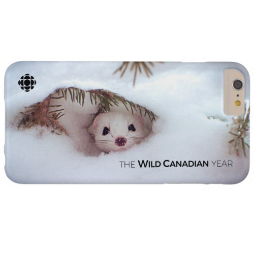 Winter _ Short_Tailed Weasel Barely There iPhone 6 Plus Case